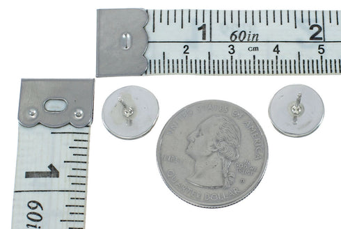 Sterling Silver Zuni Post Stud Earrings X10007