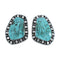 Native American Sterling Silver Turquoise Post Earrings X10022