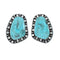 Native American Sterling Silver Turquoise Post Earrings X10024