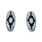 Navajo Indian Sterling Silver Opal Post Earrings X10067