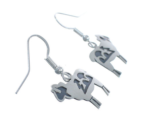 Sheep Sterling Silver Navajo Hook Dangle Earrings X10072