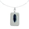 Native American Howlite Feather Sterling Silver Box Chain Necklace Set X10127