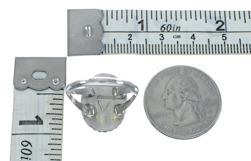 Tiger Eye Sterling Silver Native American Ring Size 8 X10193