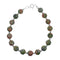 Southwest Sterling Silver Multicolor Jasper Bead Bracelet X10244