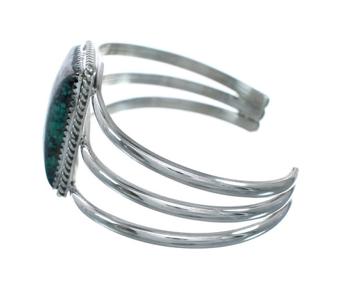 Sterling Silver Turquoise Navajo Cuff Bracelet X10342
