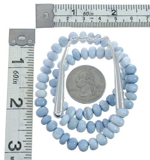 Sterling Silver Anden Opal Bead Necklace X10247