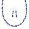 Authentic Sterling Silver Southwest Dumortierite Bead Necklace X10248