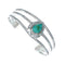Turquoise Navajo Sterling Silver Tear Drop Cuff Bracelet X10387