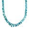 Native American Turquoise And Sterling Silver Bead Necklace X10423