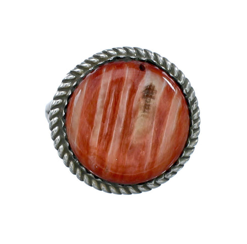 Native American Sterling Silver Oyster Shell Ring Size 8 X10446