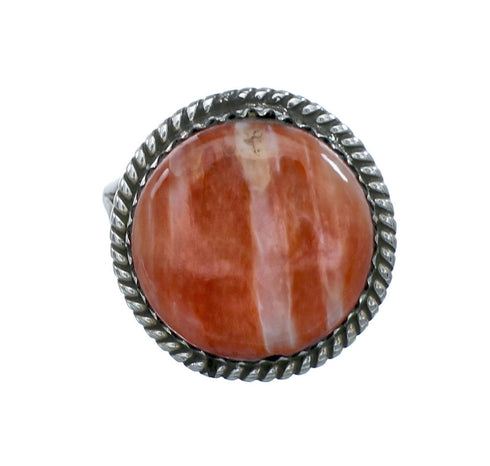 Navajo Sterling Silver Oyster Shell Ring Size 7 X10447