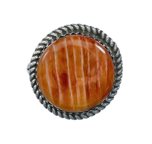 Navajo Sterling Silver Oyster Shell Ring Size 7-1/2 X10451