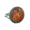 Native American Navajo Oyster Shell Sterling Silver Ring Size 7-3/4 X10456