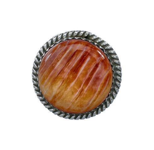 Oyster Shell Navajo Sterling Silver Ring Size 6-3/4 X10459