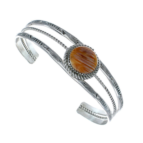 Navajo Oyster Shell Sterling Silver Cuff Bracelet X10775