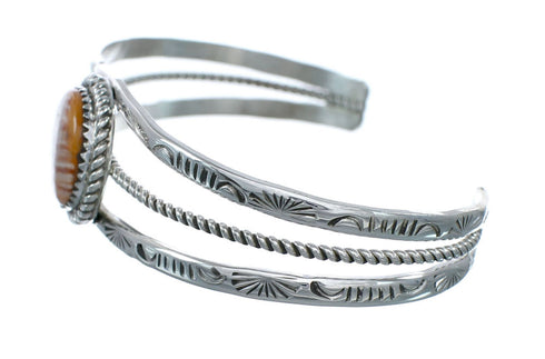 Navajo Oyster Shell Sterling Silver Cuff Bracelet X10775
