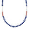 Native American Navajo Multicolor Sterling Silver Bead Necklace X10648