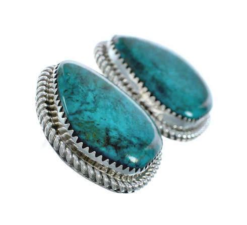 Turquoise Sterling Silver Native American Post Earrings X10504