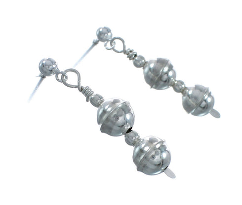 Sterling Silver Bead Post Dangle Earrings X10514