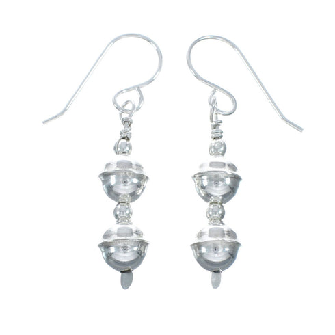 Sterling Silver Bead Hook Dangle Earrings X10515