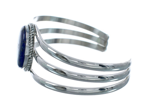Sterling Silver Lapis Native American Cuff Bracelet X10532