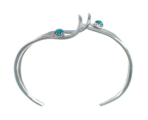 Native American Sterling Silver Turquoise Cuff Bracelet X10531