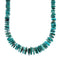Authentic Navajo Turquoise Sterling Silver Bead Necklace X10632