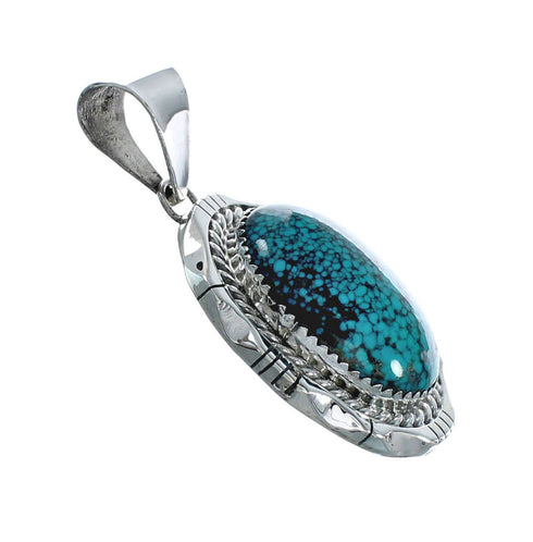 Genuine Navajo Turquoise Sterling Silver Pendant X10748