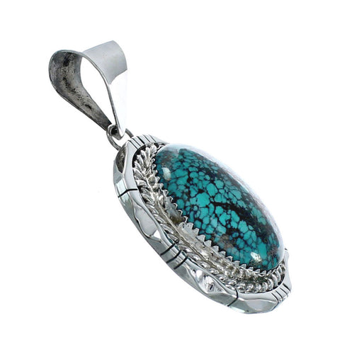 Genuine Navajo Turquoise Sterling Silver Pendant X10750