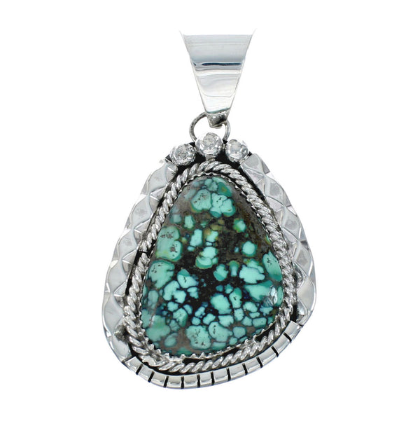 Genuine Navajo Turquoise Sterling Silver Pendant X10760