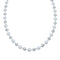 Native American Sterling Silver Bead Freshwater White Pearl Necklace X10837