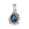 Navajo Manmade Multicolor Inlay Pendant X10959