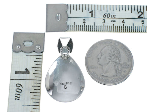 Navajo Manmade Multicolor Inlay Pendant X10960