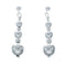Native American Sterling Silver Bead Post Dangle Earrings X10974