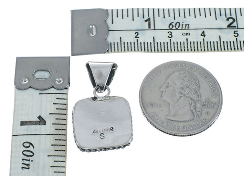 Native American Navajo Rhodochrosite Pendant X11037