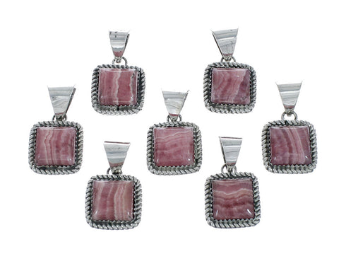 Native American Navajo Rhodochrosite Pendant X11037