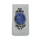 Genuine Navajo Lapis Sterling Silver Money Clip X11077