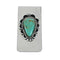 Genuine Navajo Turquoise Sterling Silver Money Clip X11081