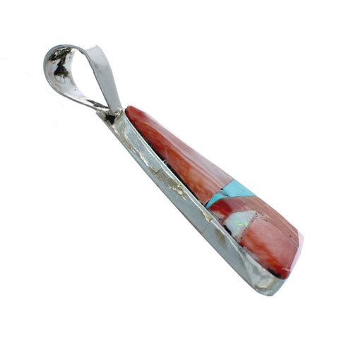 Native American Multicolor Sterling Silver Pendant NX11577