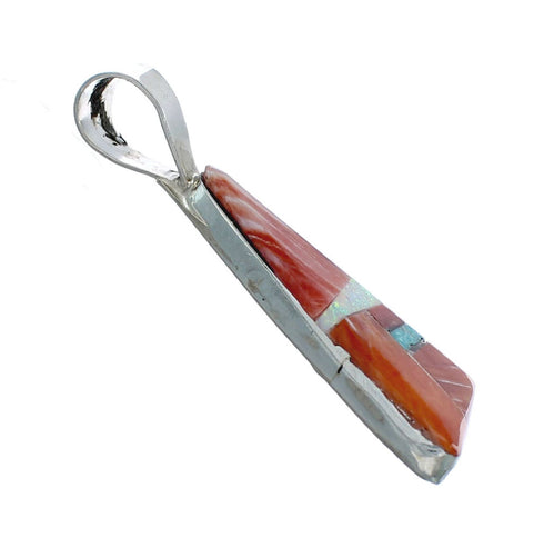 Native American Multicolor Sterling Silver Pendant NX11578