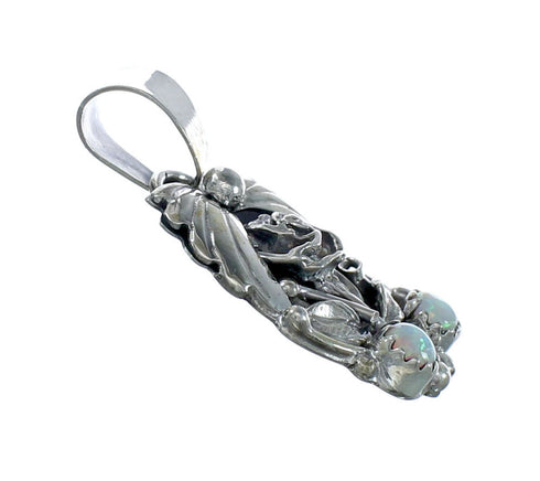 Genuine Navajo Indian Opal Sterling Silver Pendant NX11574