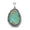 Authentic Navajo Kingman Turquoise Sterling Silver Pendant NN20435
