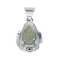 Navajo Sterling Silver Turquoise Tear Drop Pendant NX11550