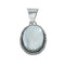 Native American Navajo Mother of Pearl Sterling Silver Pendant NN20468
