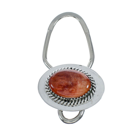 Native American Authentic Sterling Silver Oyster Shell Key Chain NN20495