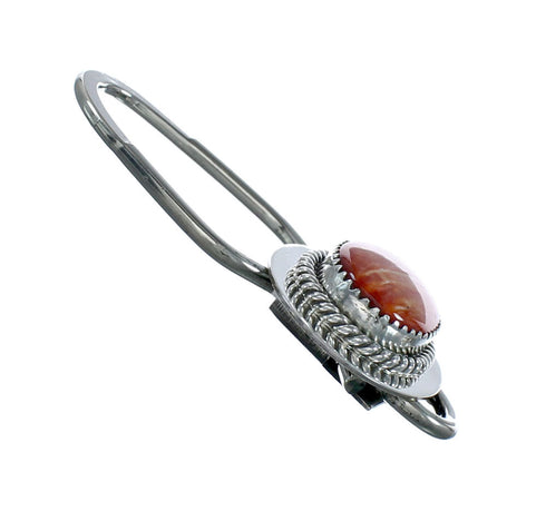 Native American Authentic Sterling Silver Oyster Shell Key Chain NN20496