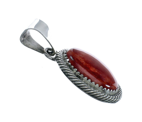 Oyster Shell Navajo Sterling Silver Pendant NN20489