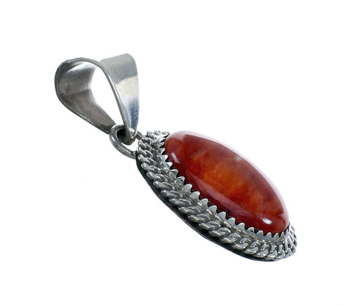Oyster Shell Navajo Sterling Silver Pendant NN20490