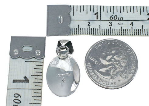 Native American Manmade Multicolor Inlay Pendant NN20492