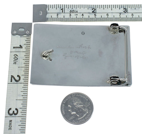 Zuni Multi-Stone Inlay Belt Buckle NN20487